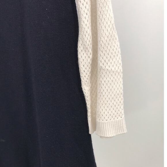 Rag & Bone Jean Women's Navy White 3/4 Lightweight Sweater Size S - Picture 2 of 8